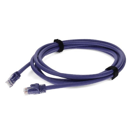 Add-On 6FT RJ-45 M/M PURPLE SNAGLESS CAT6A UTP PVC COPPER PATCH CABLE ADD-6FCAT6A-PE
